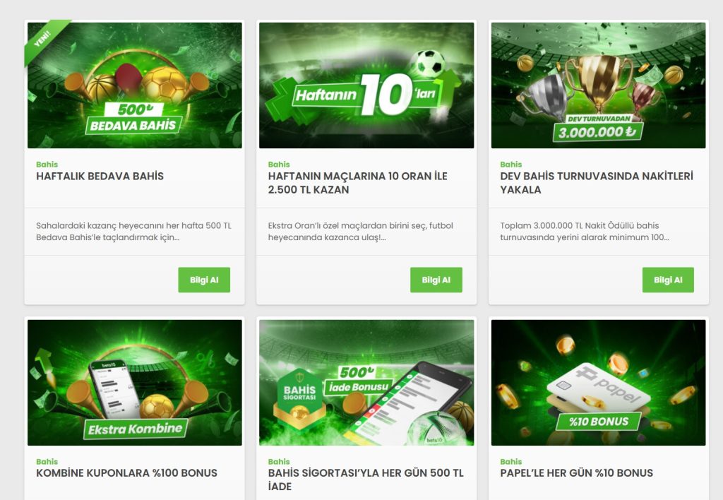bets10 spor bahisleri
