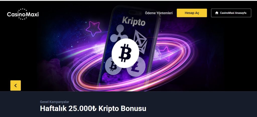 Haftalık 25.000₺ Kripto Bonusu